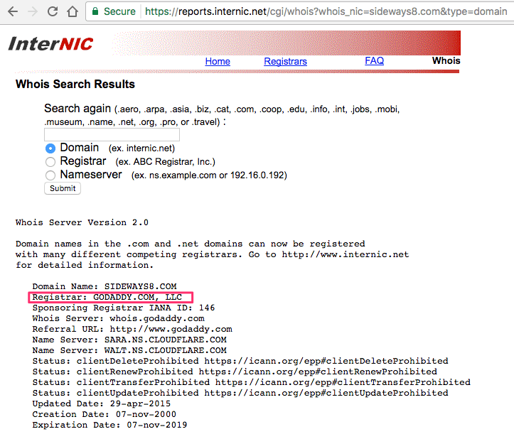 domain name registrar 2