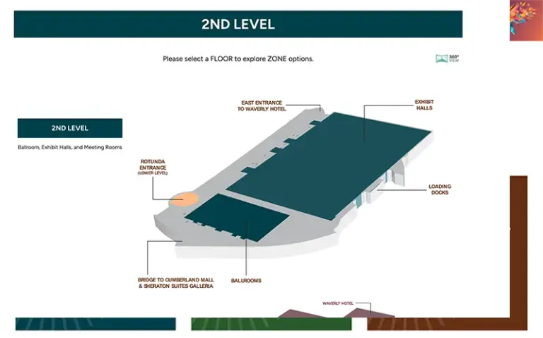 Cobb Convention Center interactive map