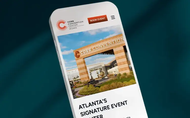 Cobb Convention Center mobile web design