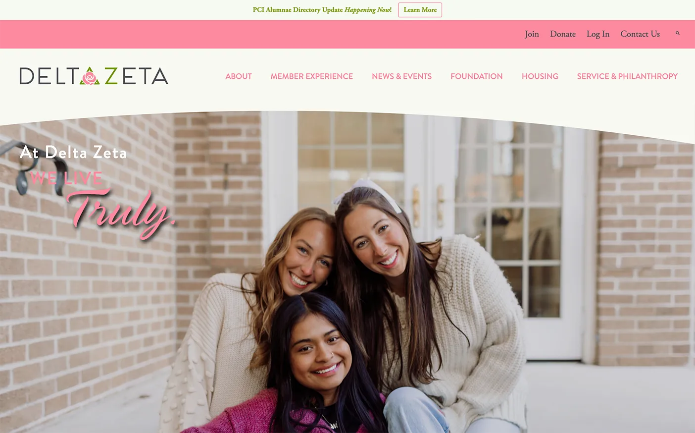 DeltaZeta websiteDesign