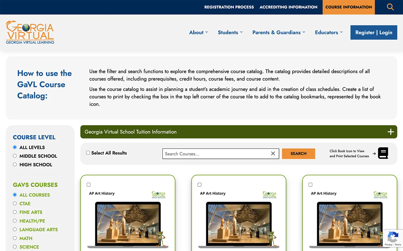gavirtuallearning.org courses Clockwork Portfolio