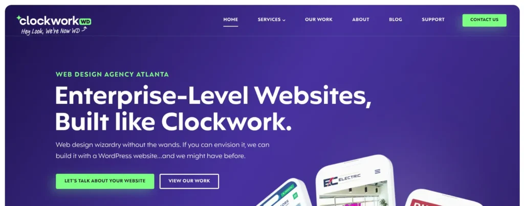 Clockwork Website b