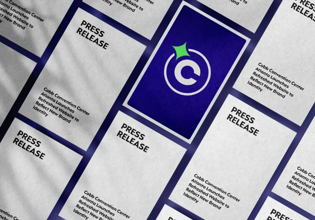 Press Release for Cobb Convention Center website rebrand