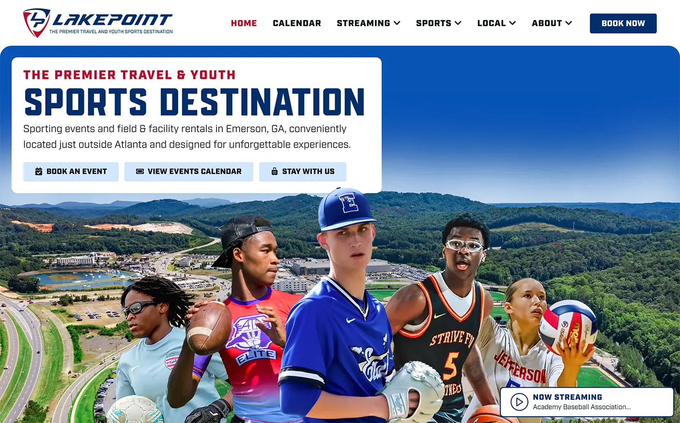lakepointsports Website Portfolio