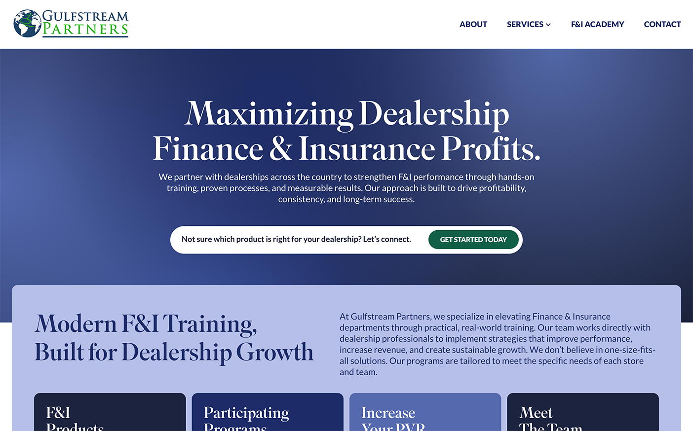 GulfstreamPartners WebsiteDesign